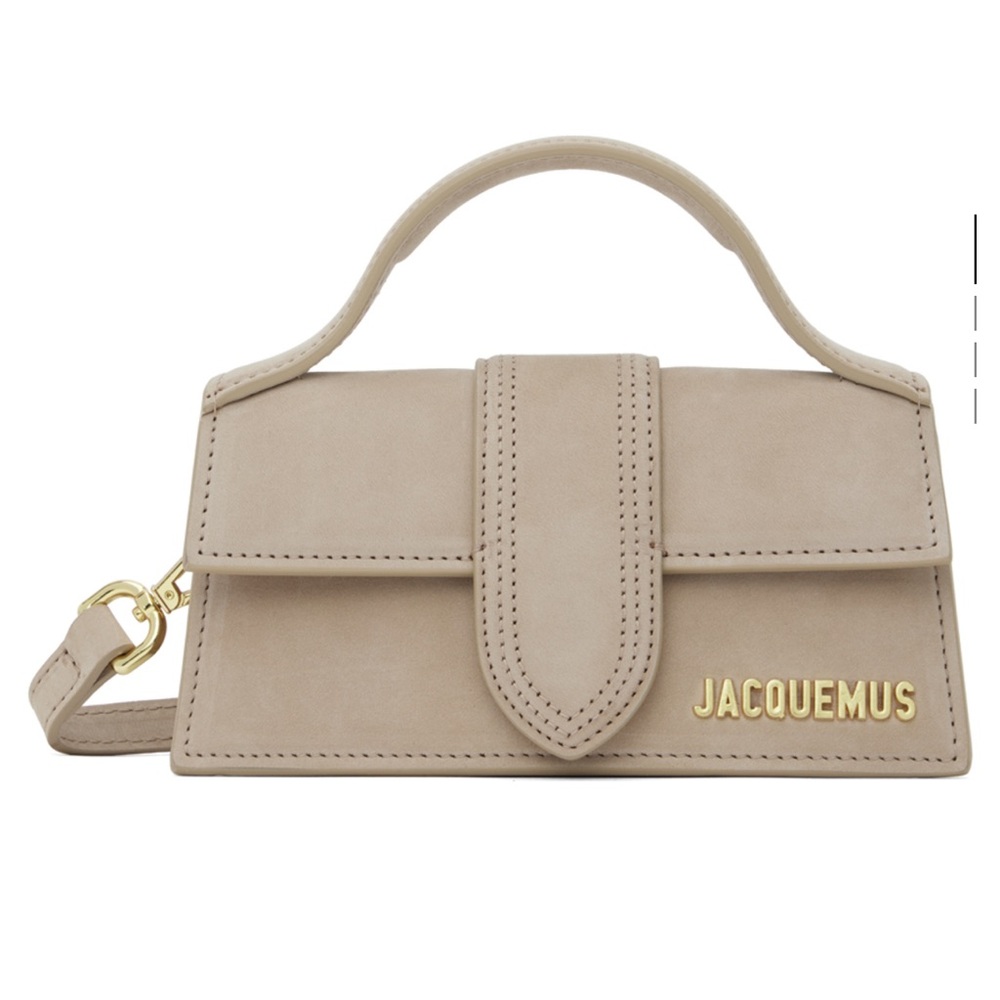 Jacquemus Tan Mini Bag with Gold Accents